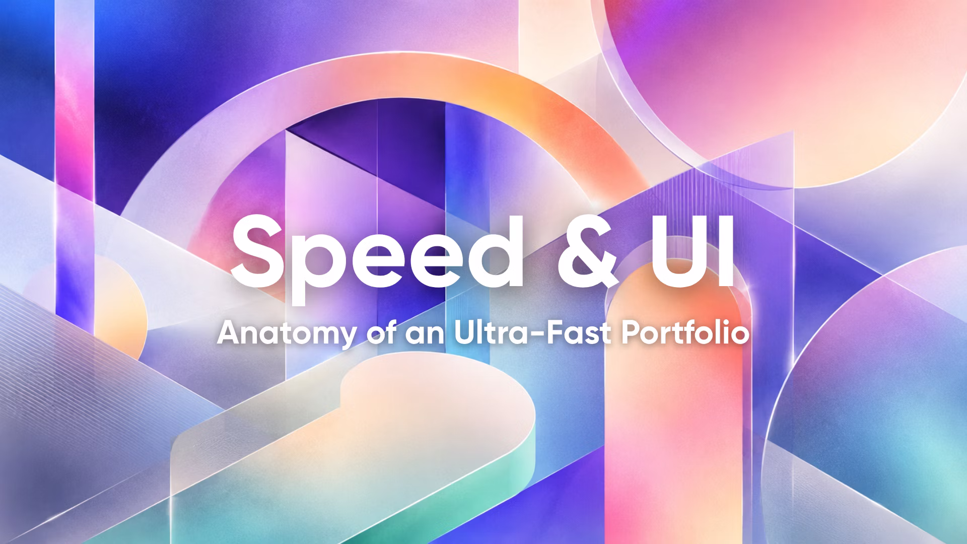 Speed & UI: Anatomía de un Portafolio Ultrarrápido