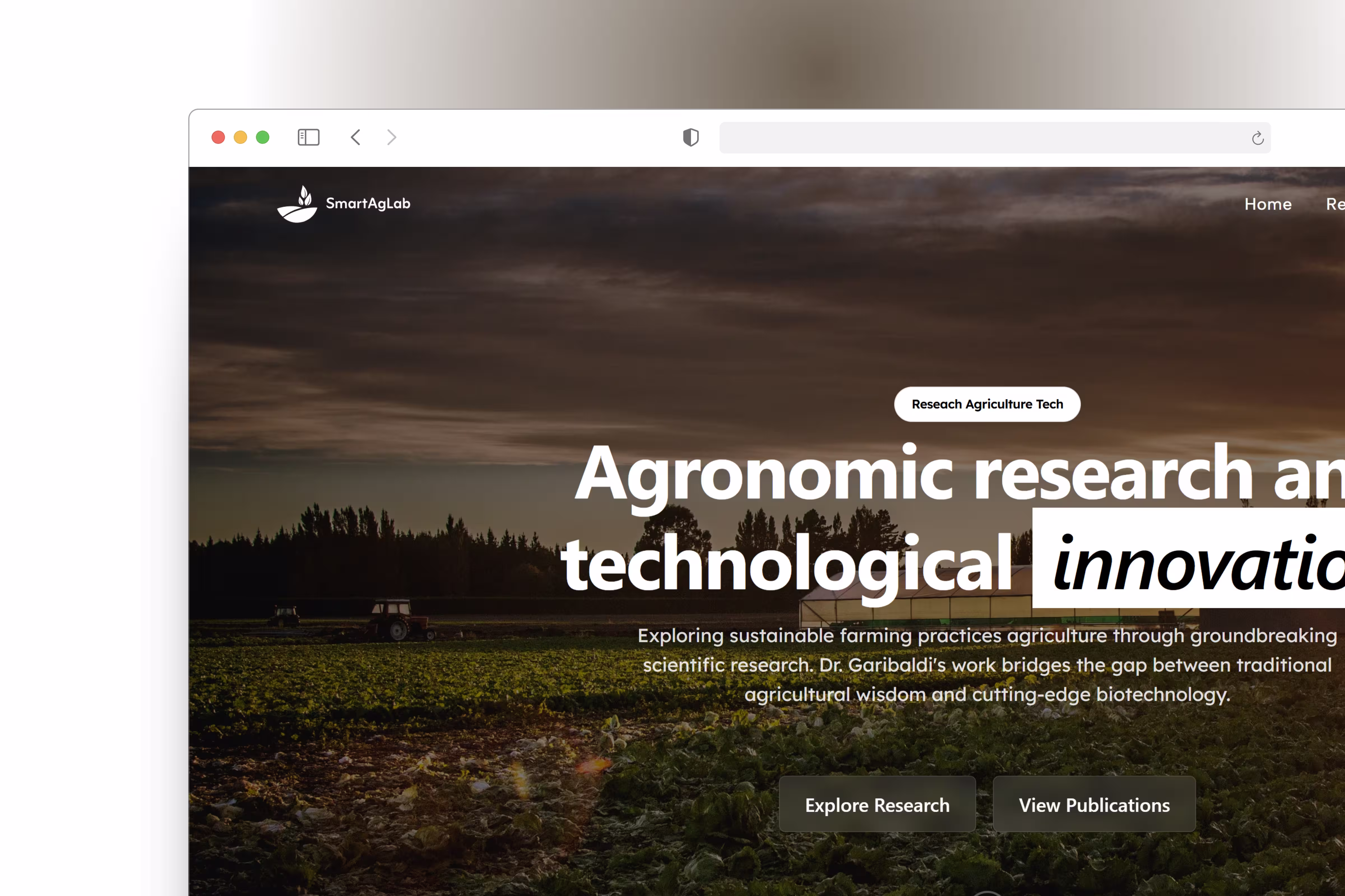 Screenshot of Smart Agriculture Laboratory project